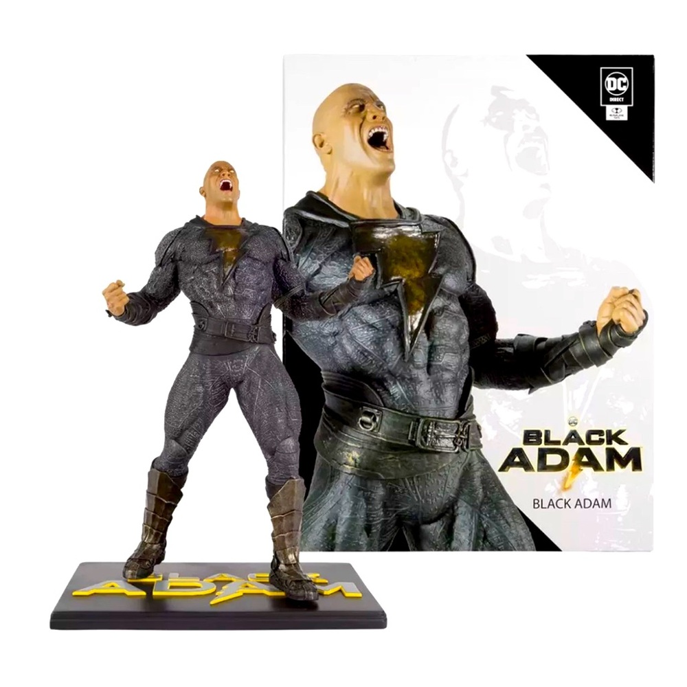 McFarlane Toys DC DIRECT The Rock Black Adam 12" Resin Statue - NEW - MSRP: $170